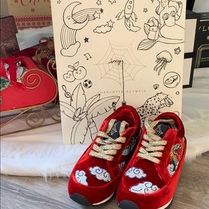 ✨Charlotte Olympia Child Velvet Sneakers✨
